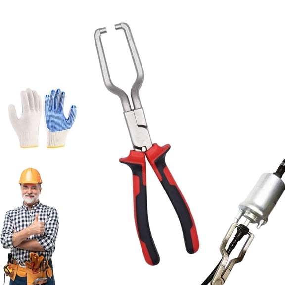 Hose Clamp Kit, 2026 Upgrade Hose Clamp Pliers, Long Reach Hose Clamp Tool Remover for Water Hose and Automotive Coolant Radiator Heater, Strong Grip & Easy Operation(C)