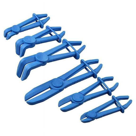 Hose Clamp Pliers Pinch Set Straight & 90 Angled for Brake Hoses Gas Lines