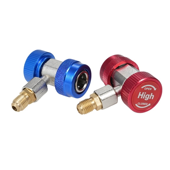 Hose Connector,Coupler Kit With Valve Core Remover Adapter Tool Kit Tap R134a Quick R134a Can Tap Style R134a Can Kit With Set With Puncture R134a Adapter Set Puncture Style R134a