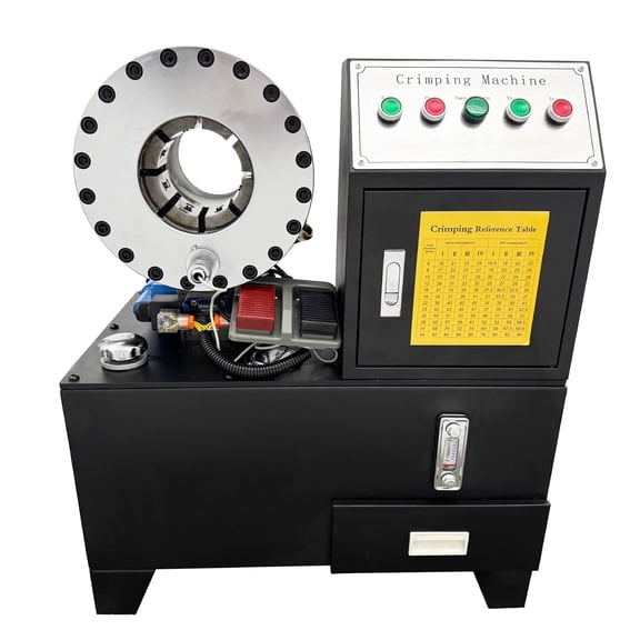 Hose Crimper High Pressure Hydraulic Hose Crimping Machine Rubber Tube Shrinking Machine 220V/1PH