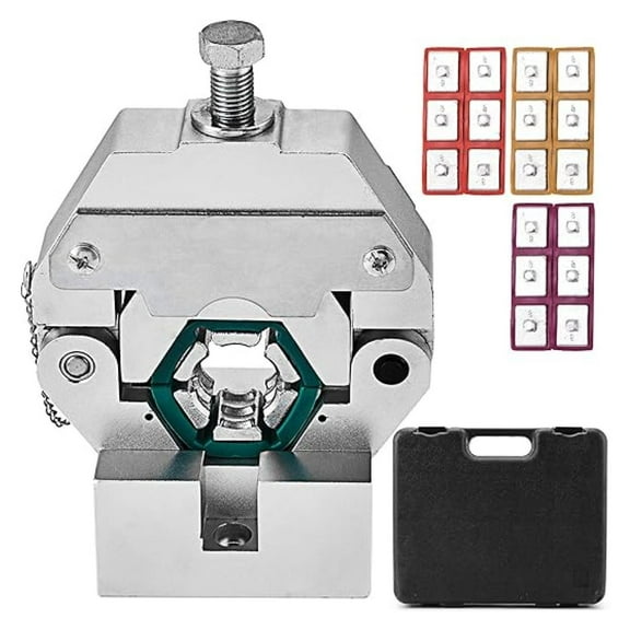 Hose Crimper Kit - Manual Hydra-Krimp 71550 AC Hose Repair Tool with 4 Dies - Handheld Hydraulic Crimping Tool for Automotive & Industrial Applications