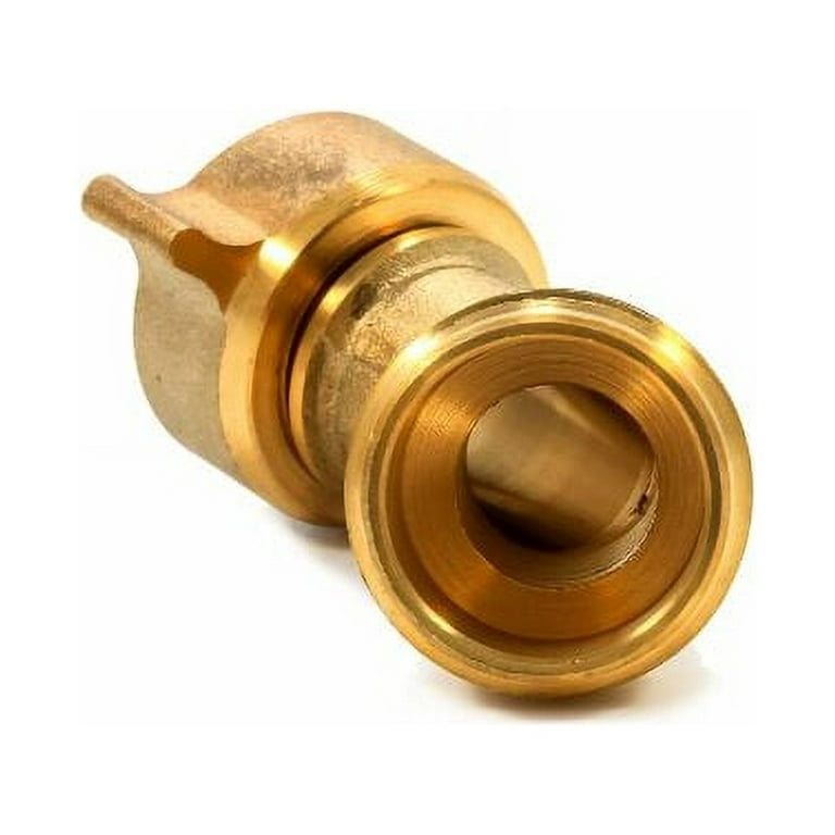 Camco 45 Degree Hose Elbow- Eliminates Stress and Strain On RV Water Intake  Hose Fittings, Solid Brass (22605)