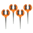 thumbnail image 1 of Hose Guide Spike Garden Hose Holder with Rollers Ground Insert Hose Guide Keep Hose Out of Flower Beds Protects Plants for Accurate Watering,Orange, 1 of 8