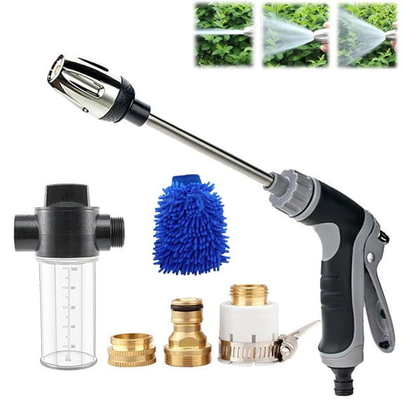 Hose Hawk Pressure Washer, Hosehawk Pro Multi-Function High Pressure Hose Nozzle, Compact Garden Hose Sprayer for Car, Garden, Yard and Outdoor Cleaning