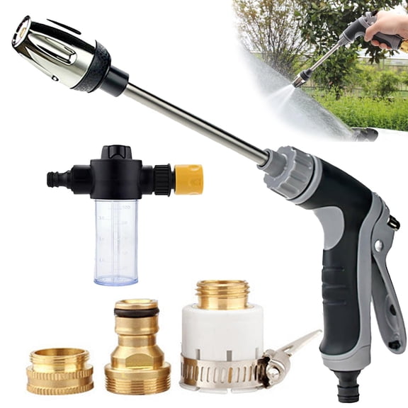 Hose Hawk Pressure Washer Nozzle, Hosehawk Pro Multi-Function High Pressure Hose Attachment for Car, Driveway & Yard Cleaning