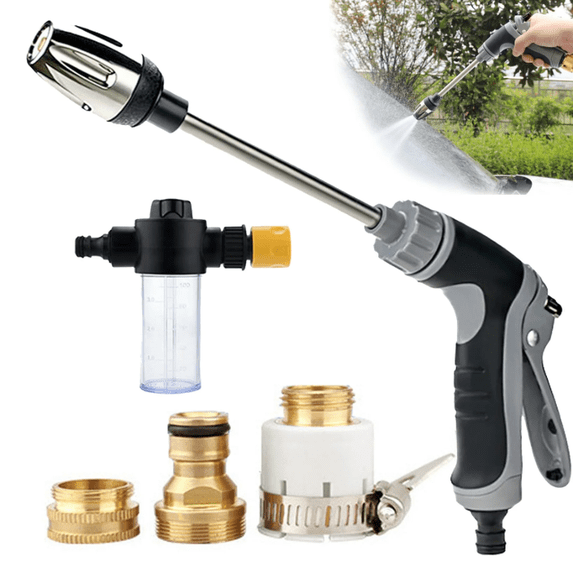 Hose Hawk Pressure Washer Nozzle, Hosehawk Pro Multi-Function High Pressure Hose Attachment for Car, Driveway & Yard Cleaning