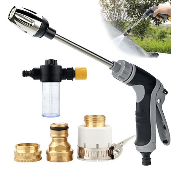 Hose Hawk Pressure Washer Nozzle, Hosehawk Pro Multi-Function High Pressure Hose Attachment for Car, Driveway & Yard Cleaning