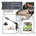 thumbnail image 1 of Hose Hawk Pro Heavy-Duty Pressure Washer, Anti-Rust & Weather-Resistant, 3 Adjustable Spray Modes for Patio, Deck & Car Cleaning, 1 of 9