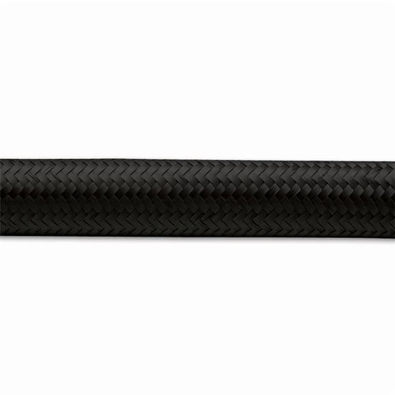 Hose ID 0.34 in. -6 AN & 2 ft. Roll of Black Nylon Braided Flex Hose