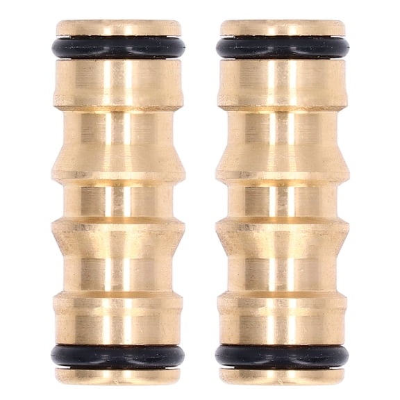 Hose Joint, 2Pcs Brass Pipe Connector For Car Washing