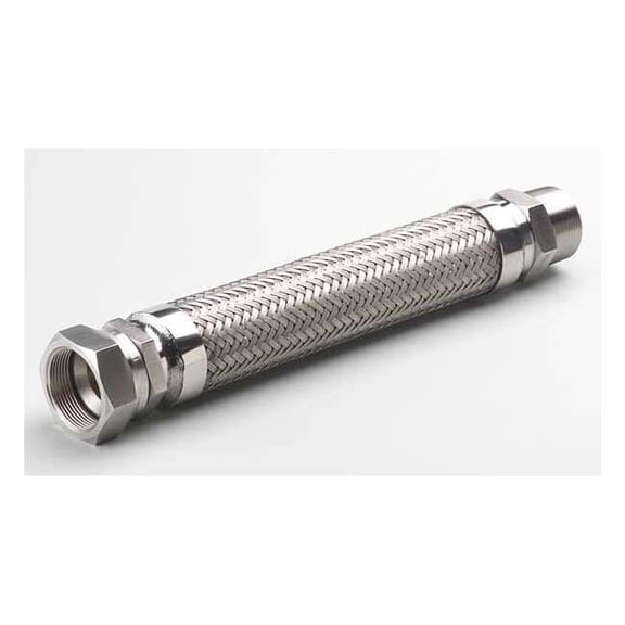 Hose Master Flexible Metal Hose Assembly,1/2"I.D.36" GZ050SHXJ360