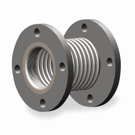 Hose Master Metal Expansion Joint,2"Dia,Flanged,SS EJSSPFL0200