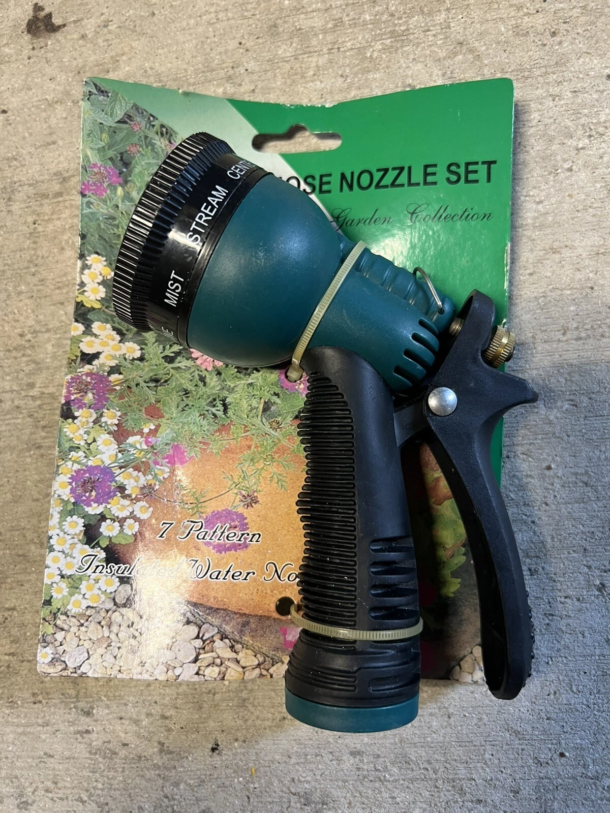 Hose Nozzle Set 7 Garden Pattern Insulated Water Nozzle