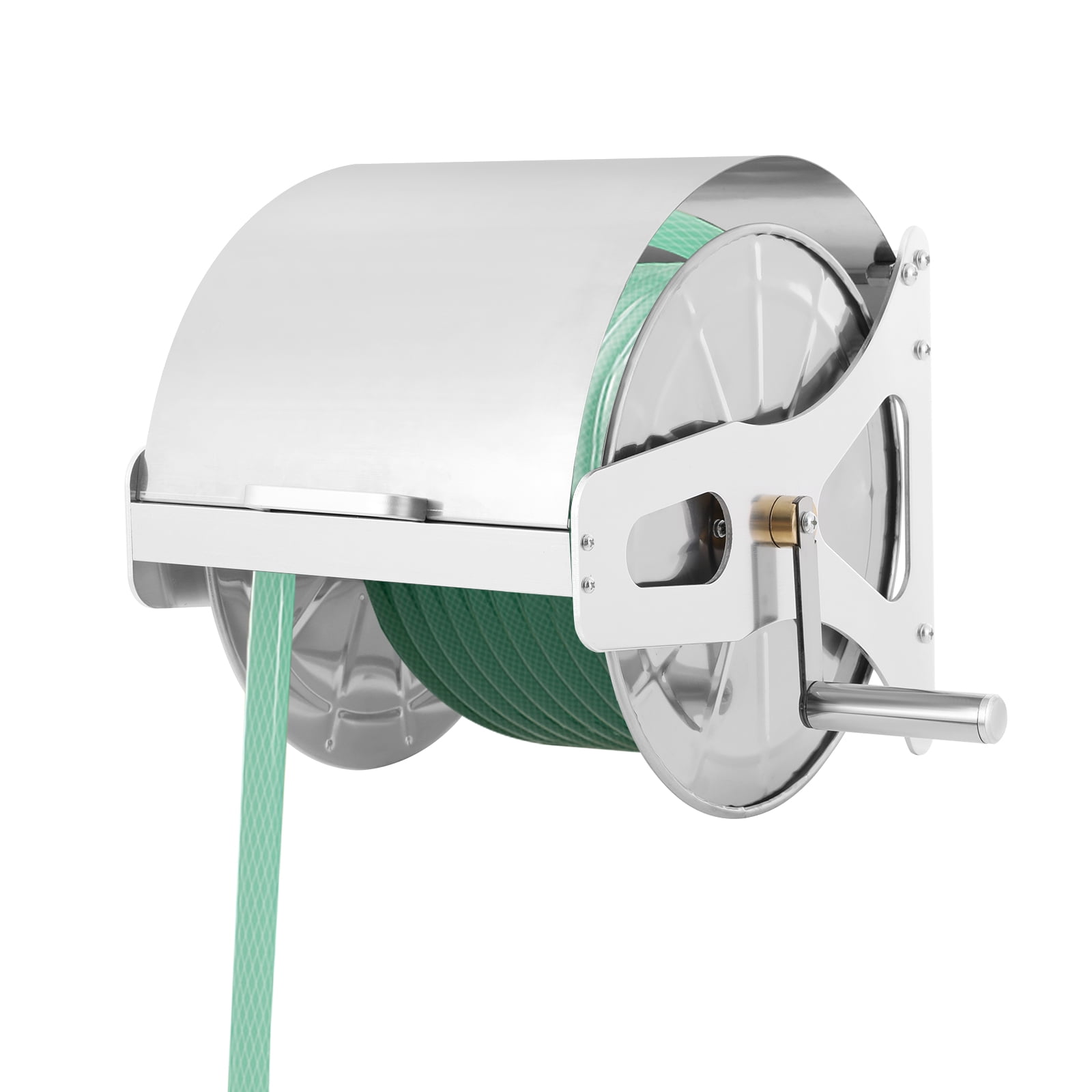 Hose Reel, 360° Rotation Angle Garden Hose Reel, Metal Hose Reel