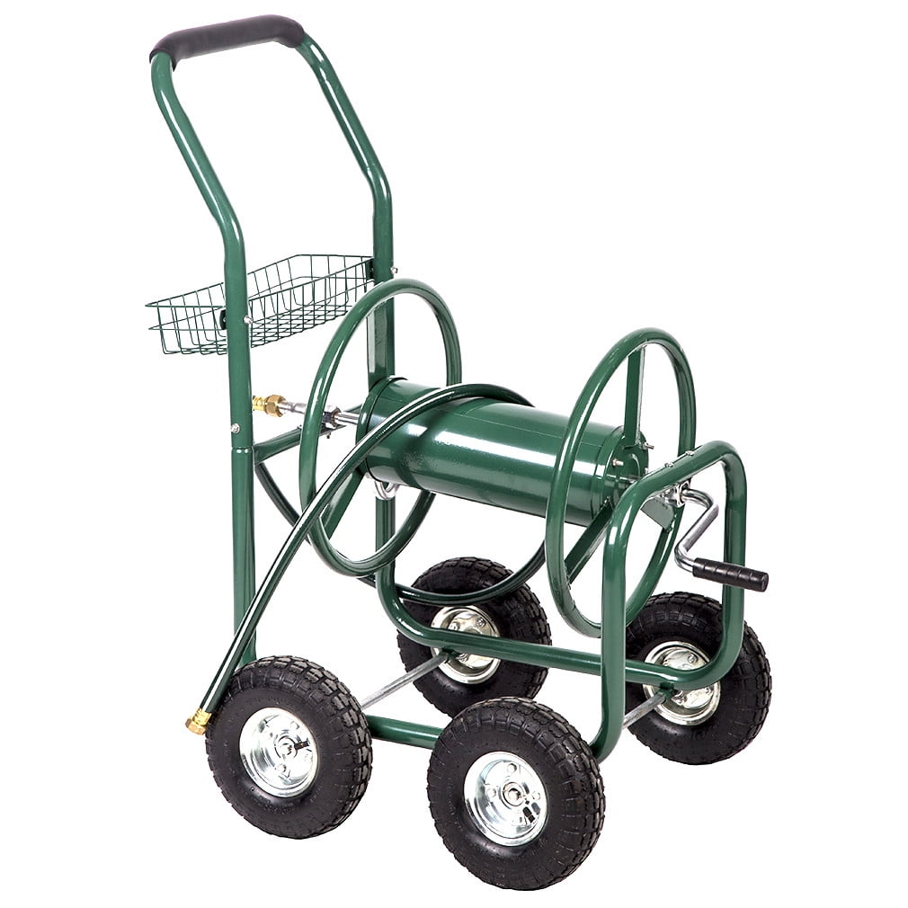 Hose Reel Hold Up To 300 Ft Heavy Duty Garden Hose Reel Sturdy Water Hose Reel