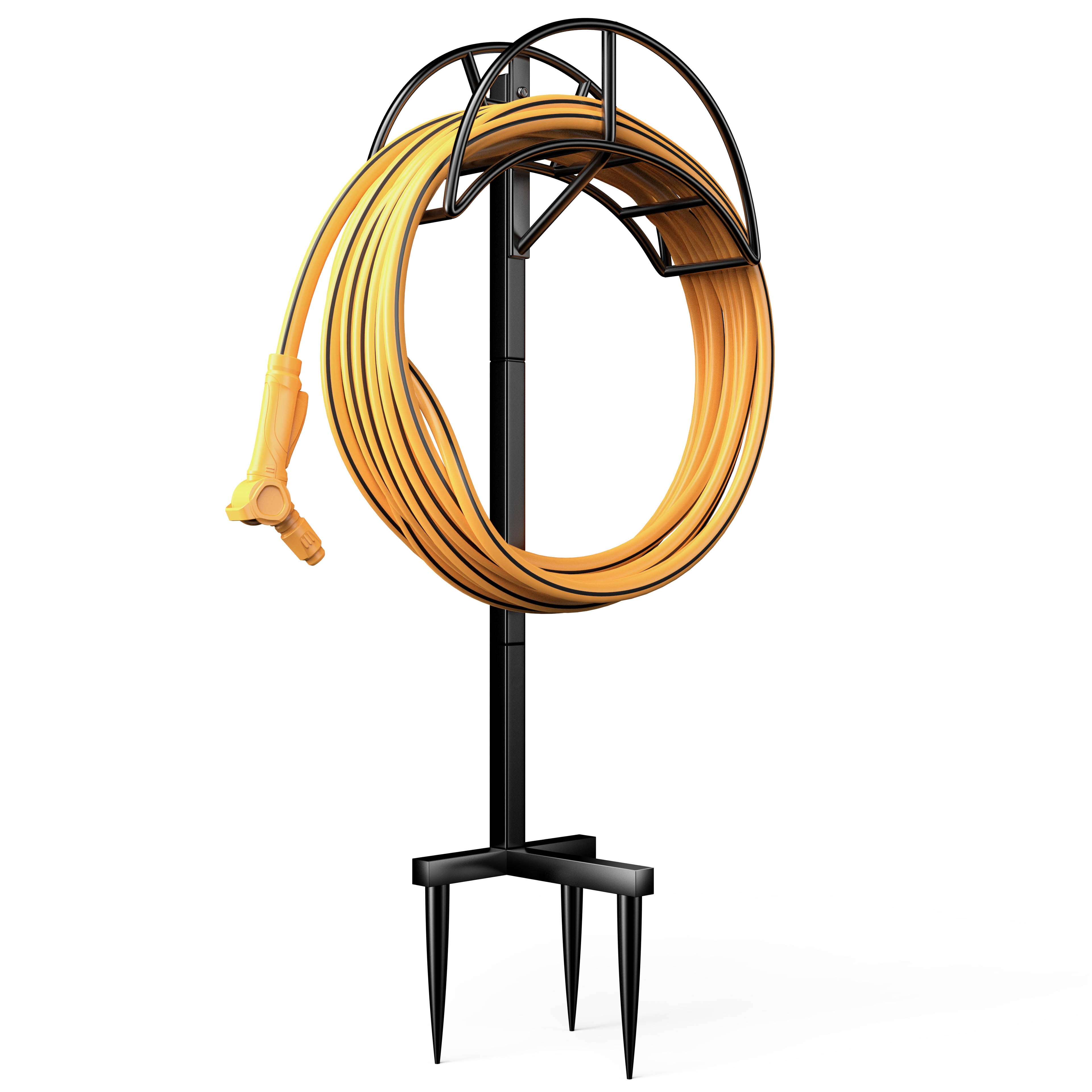 Hose Reel, ROSSNY Garden Hose Holder Free Standing Water Hose Rack