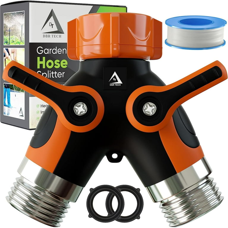 4-Way Heavy-Duty Metal Garden Hose Tap Adapter Faucet Splitter 4-Way Heavy-Duty Metal Garden Hose Tap Adapter Faucet Splitter