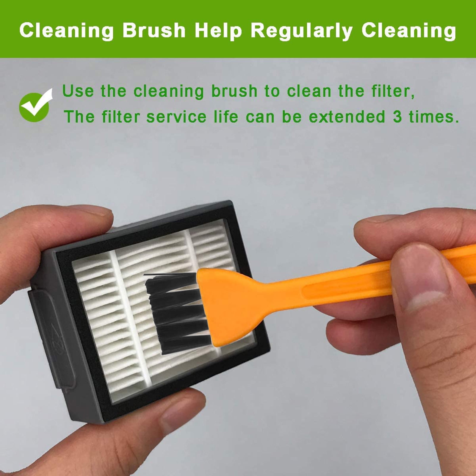 Hose Washer with Screen Flexible Dryer Vent Brush Cleaning Brush for
