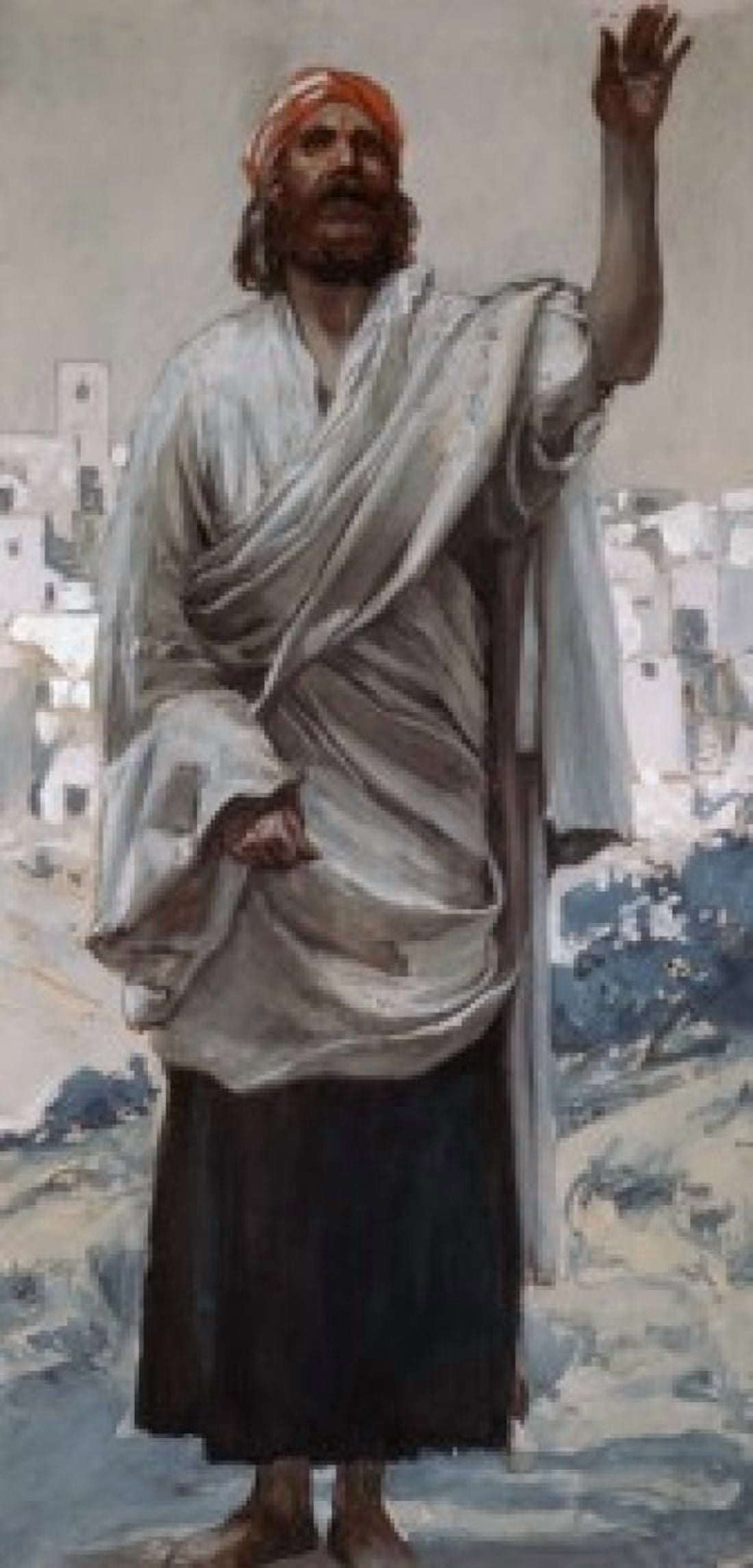 Hosea James Tissot (1836-1902 French) Jewish Museum New York USA Canvas Art - James Tissot (24 x 36)