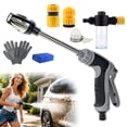 thumbnail image 1 of Hosehawk Pressure Washer, Hose Hawk Pro Hose Nozzle with Foam Pot, 360° Rotating Multi-Function High Pressure Sprayer with 3 Spray Modes for Yard, Car, Driveway Cleaning, 1 of 7