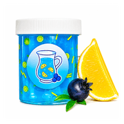 Hoshimi Slimes Blueberry Lemonade Slime - Clear Glossy Slime with Fruit Charms 4oz