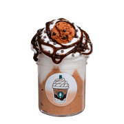Hoshimi Slimes Cookie Frappe Slime - Butter Slime with Clay Cap & Chocolate Drizzle 7oz