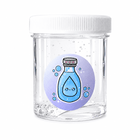Hoshimi Slimes Crystal Clear Thick Slime - Glossy Clear Slime Unscented 4oz
