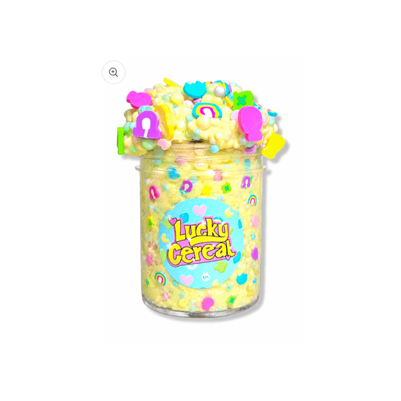 Hoshimi Slimes Lucky Cereal Slime - Crunchy Floam Slime with Foam Beads 4oz