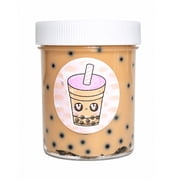 Hoshimi Slimes Milk Boba Slime - Thick Glossy Slime Bubble Tea Scented 4oz