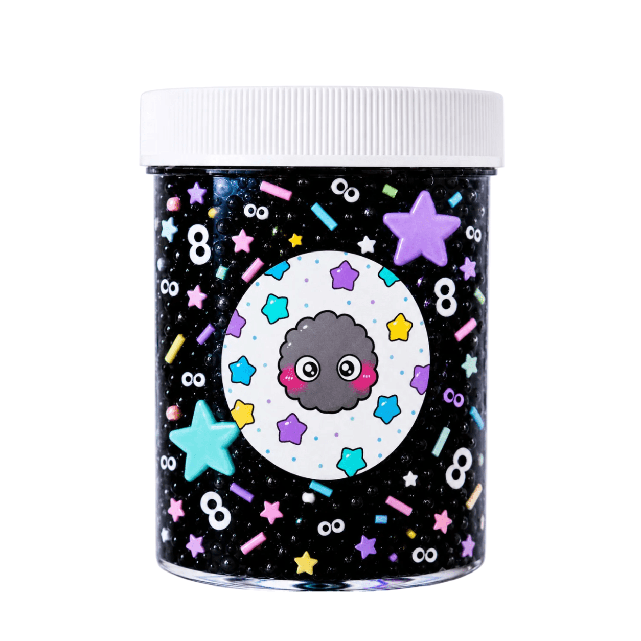 Hoshimi Slimes Soot Sprite Slime - Crunchy Bingsu Slime 4oz - Walmart.com
