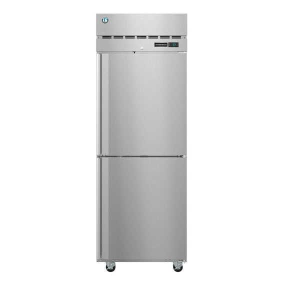 Hoshizaki F1A-HS Freezer, Single Section Upright, Half Stainless Doors with Lock