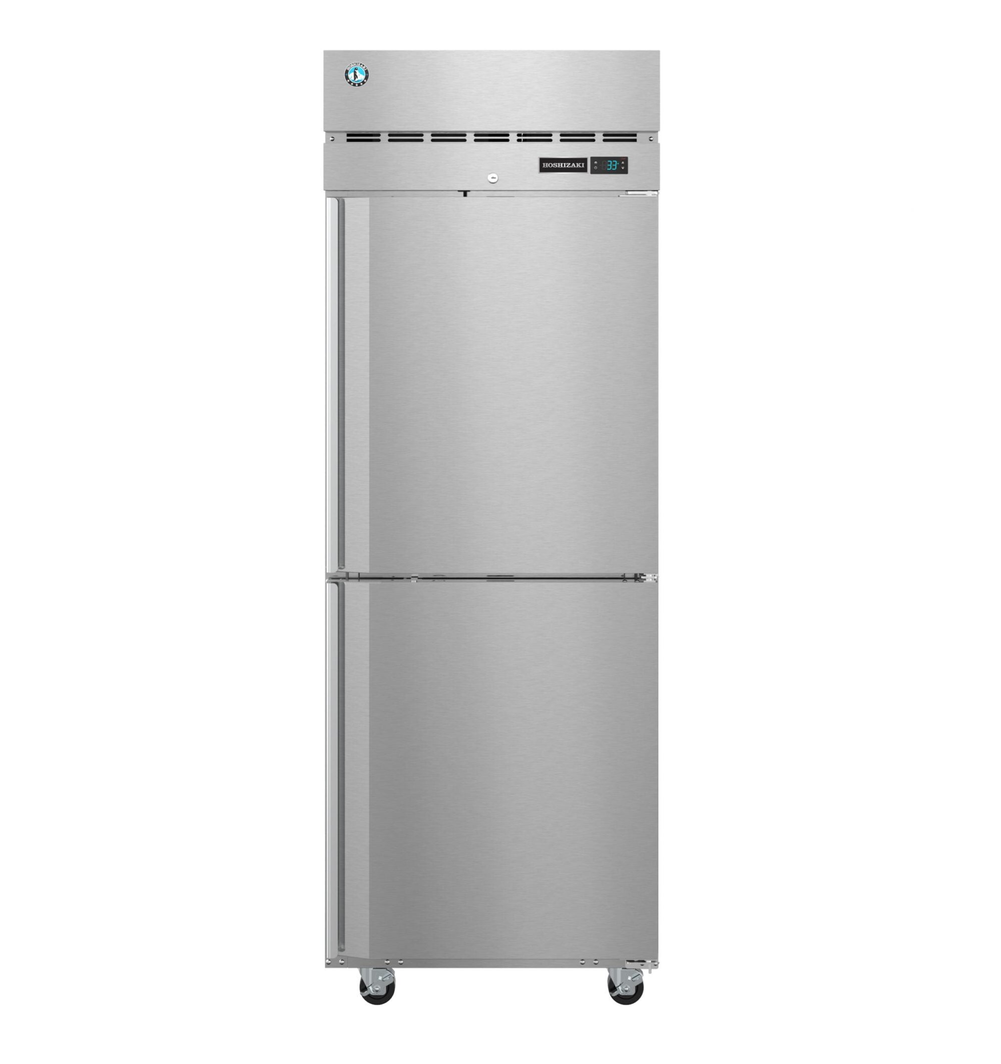 Hoshizaki R1A-HS Refrigerator, Single Section Upright, Half Stainless Doors with Lock