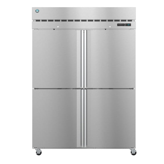 Hoshizaki R2A-HS Refrigerator, Two Section Upright, Half Stainless Doors with Lock