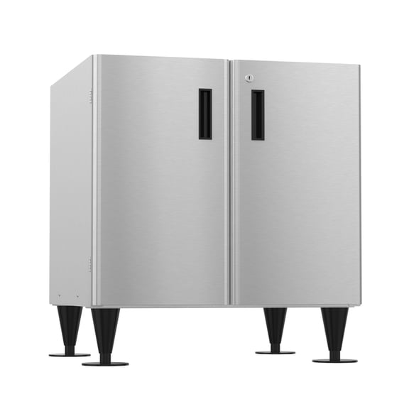 Hoshizaki SD-200 Icemaker/Dispenser Stand with Lockable Doors - 30 in. W x 28 in. D x 32.8 in. H Stainless Steel