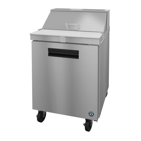 Hoshizaki SR27B-8 Refrigerator, Single Section Sandwich Prep Table, Stainless Door