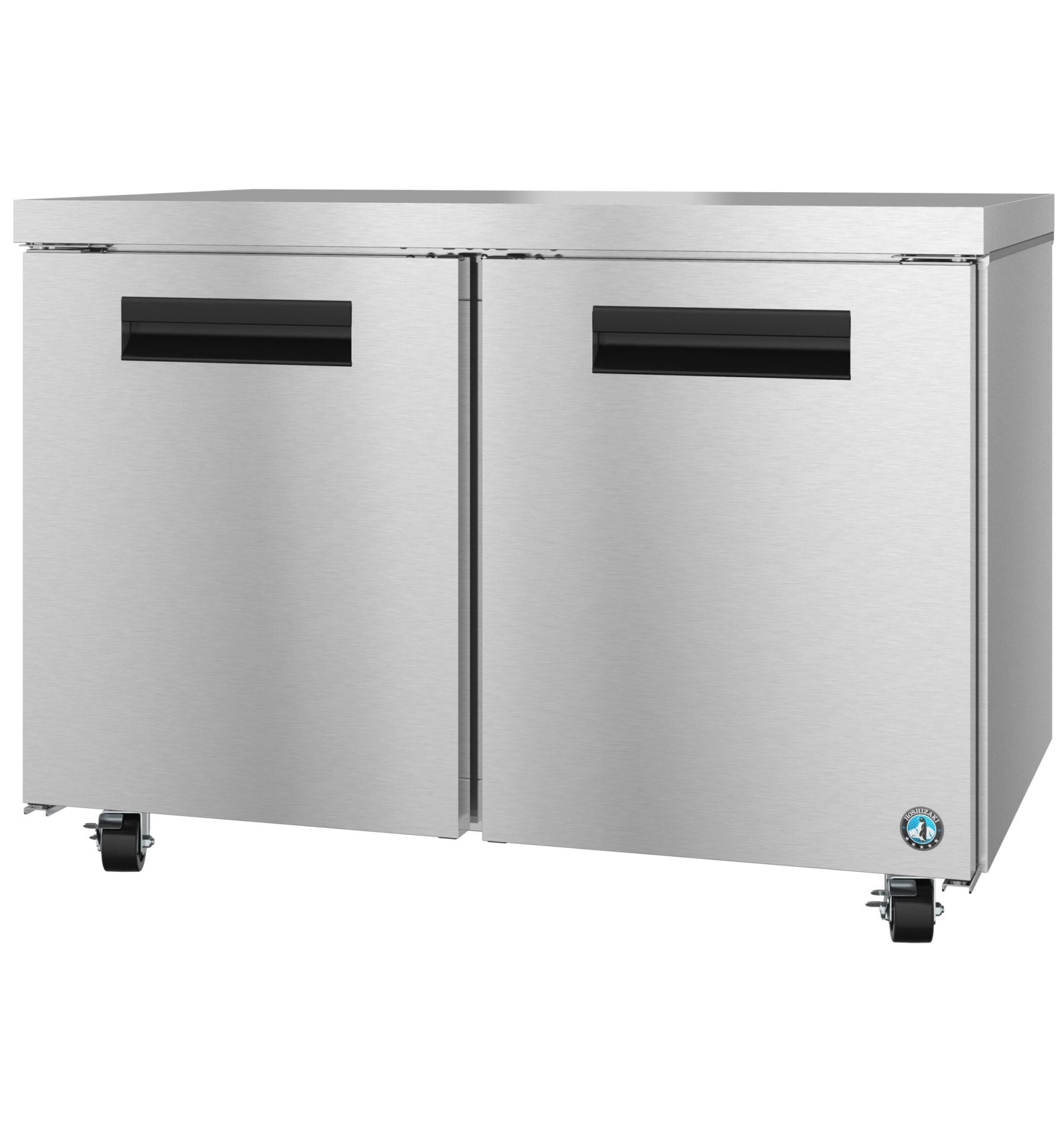 Hoshizaki UF48B Freezer, Two Section Undercounter, Stainless Doors