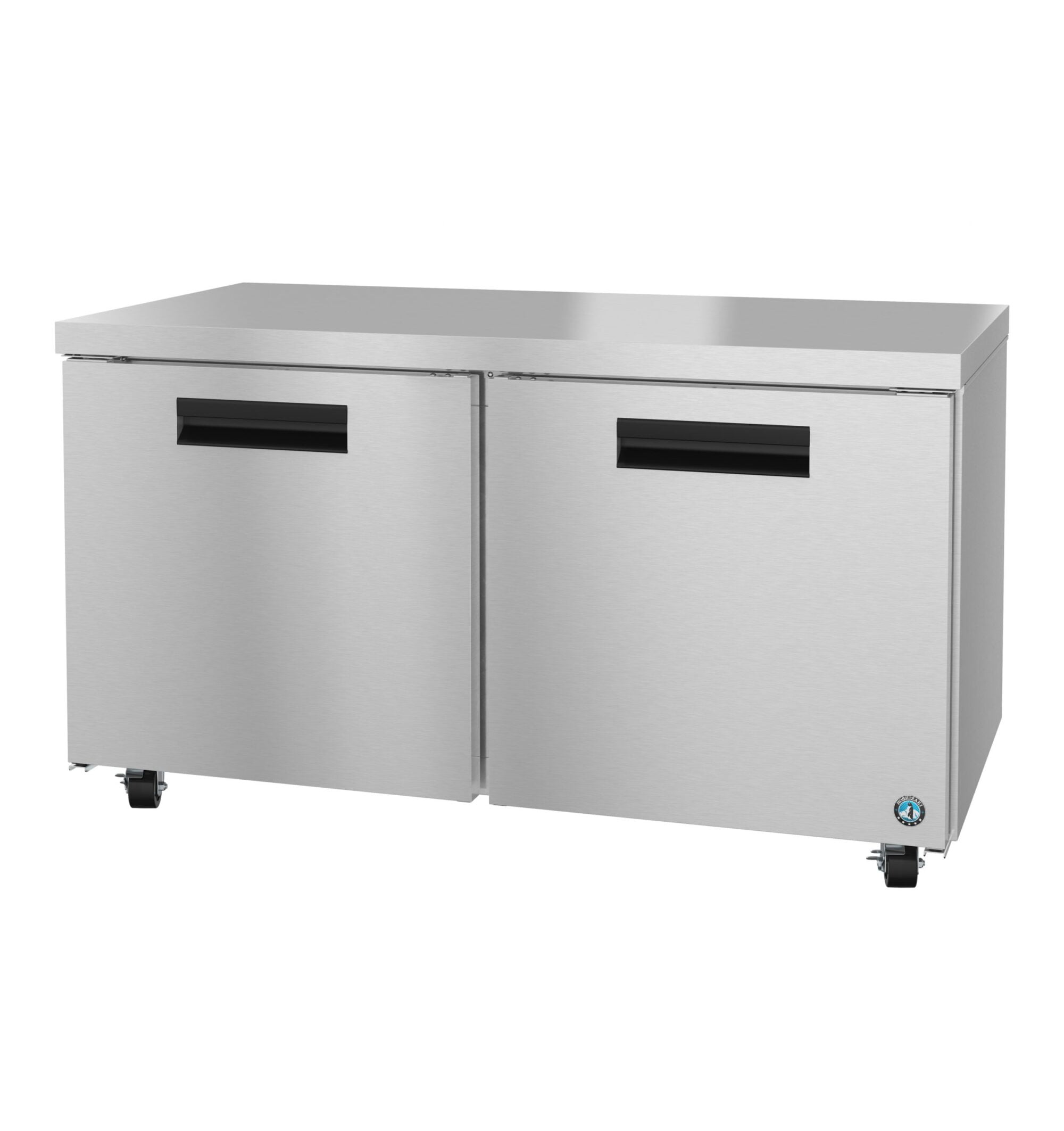 Hoshizaki UF60B Freezer, Two Section Undercounter, Stainless Doors