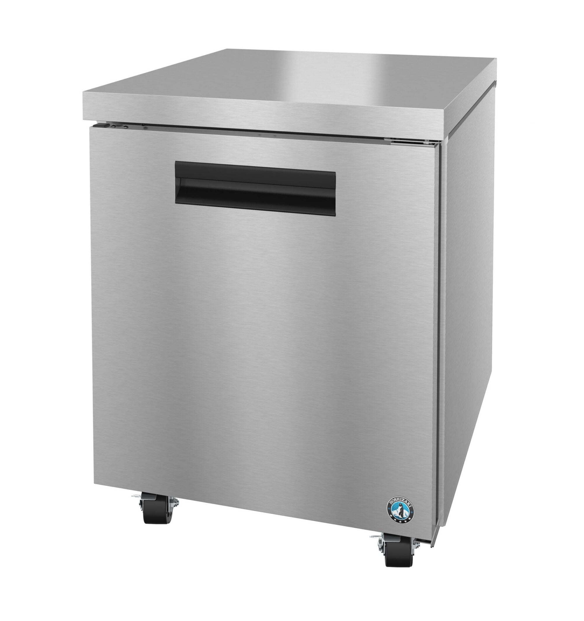 Hoshizaki UR27B Side Mount Refrigerator, Three Section Undercounter, Stainless Doors