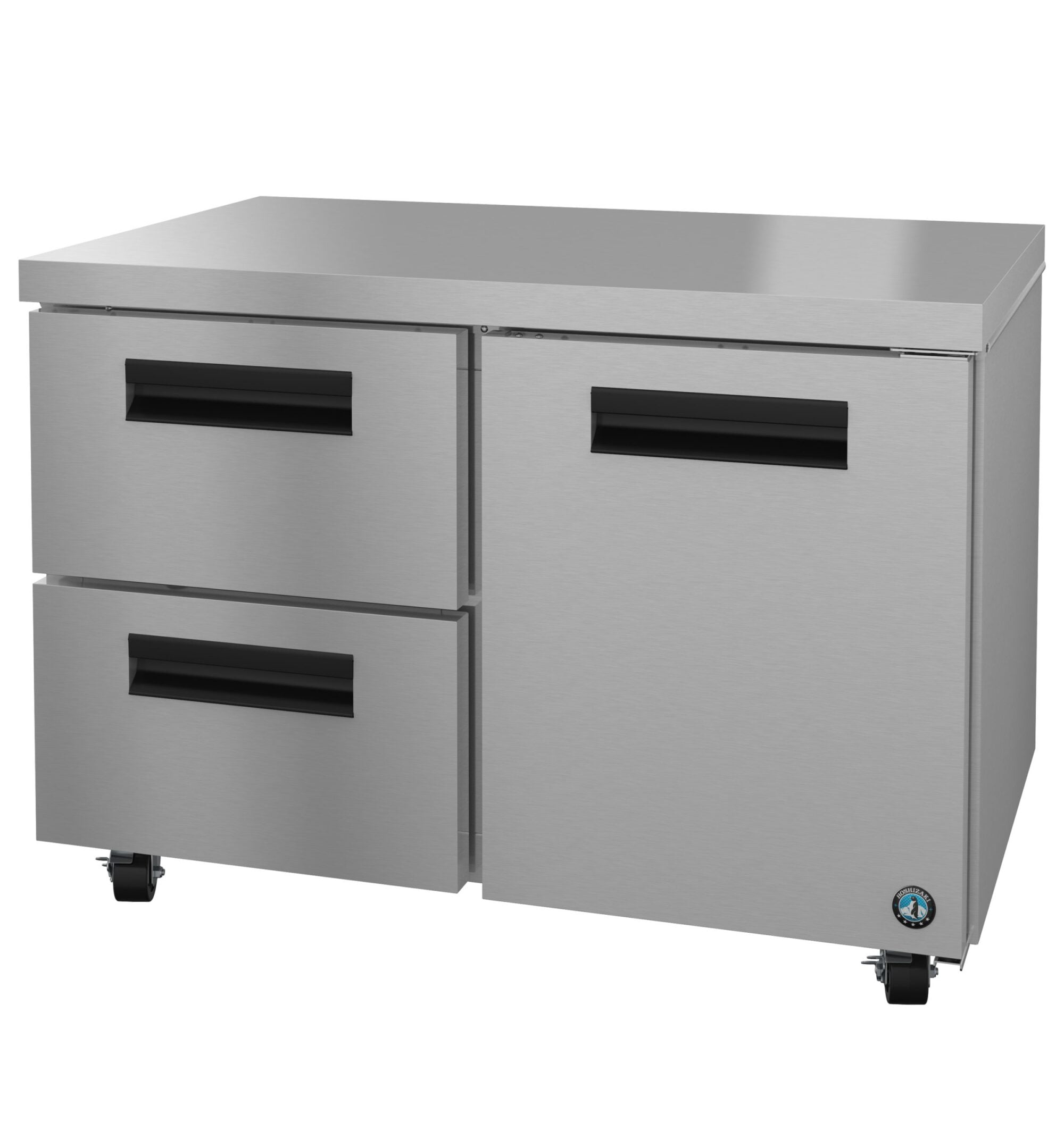 Hoshizaki UR48B-D2 Refrigerator, Two Section Undercounter, Drawer/Door Combo