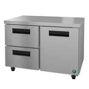 Hoshizaki UR48B-D2 Refrigerator, Two Section Undercounter, Drawer/Door Combo