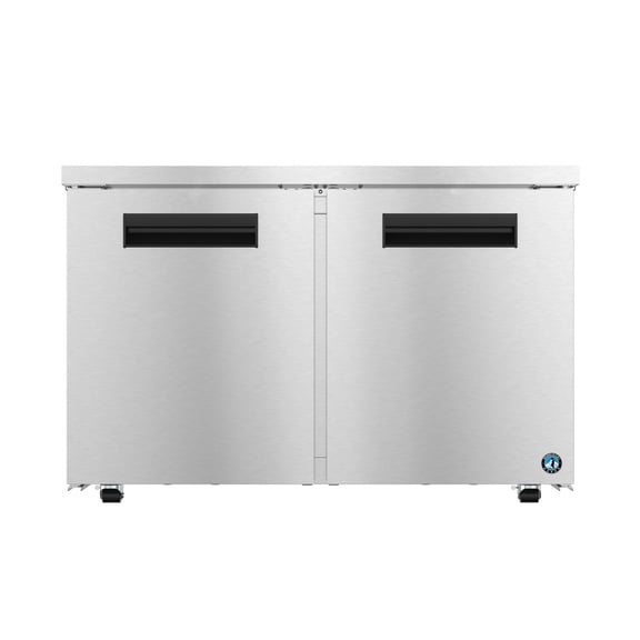 Hoshizaki UR48B-LP Low Profile Refrigerator, Two Section Undercounter, Stainless Doors