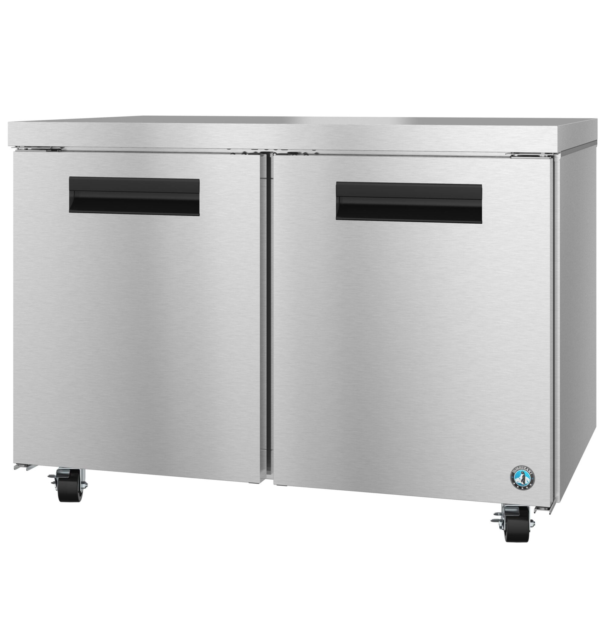 Hoshizaki UR48B Refrigerator, Two Section Undercounter, Stainless Doors