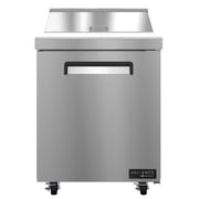 Hoshizaki VSR27A-8 Refrigerator, Single Section Sandwich Prep Table, Stainless Door