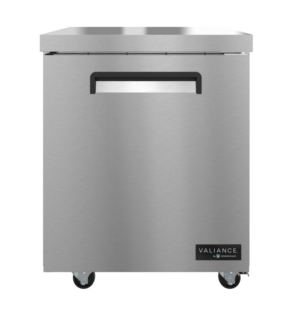 Hoshizaki VUR27A Refrigerator, Single Section Undercounter, Stainless Door