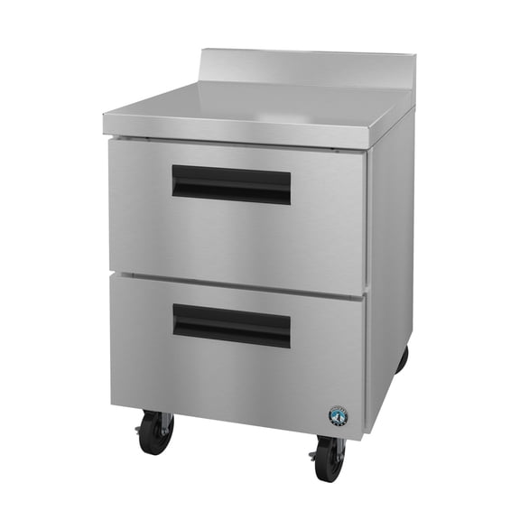 Hoshizaki WF27B-D2 Freezer, Single Section Worktop, Stainless Drawers