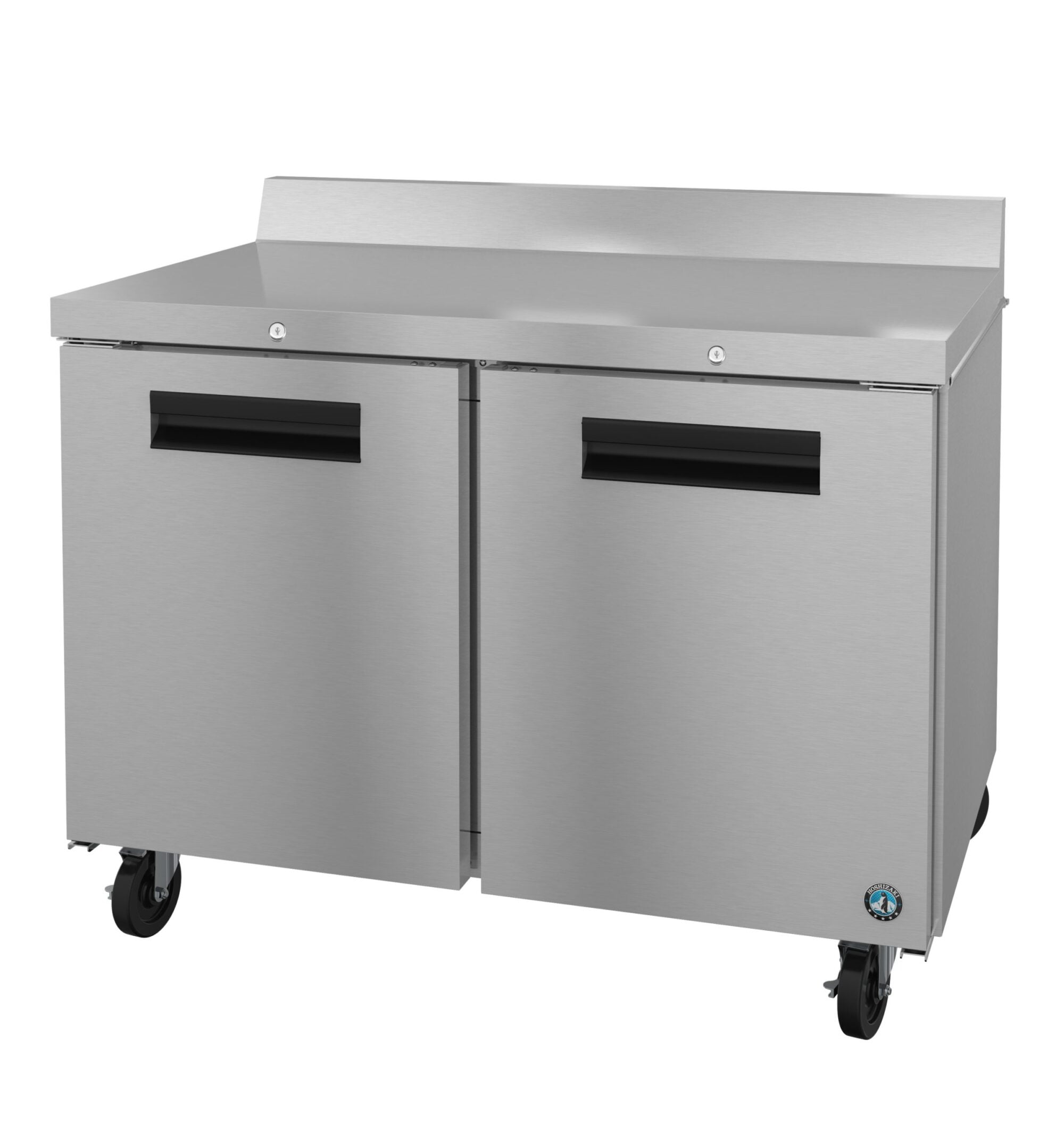 Hoshizaki WF48B-01 Freezer, Two Section Worktop, Stainless Doors with Lock