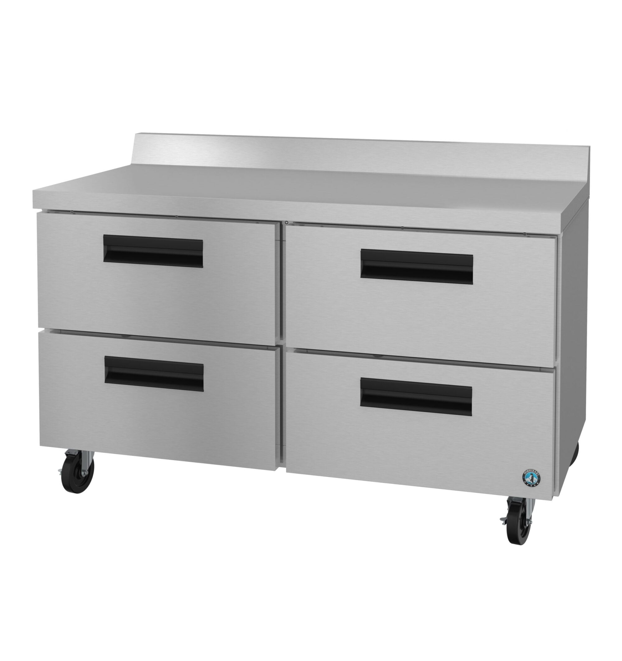 Hoshizaki WF48B-D4 Freezer, Two Section Worktop, Stainless Drawers