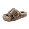 thumbnail image 1 of Wensltd Bedroom Shoes Women Indoor Memory Foam Comfortable Fall Winter Warm Plush Slippers, 1 of 5