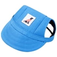 thumbnail image 1 of Hoshose Dog Hats for Large Dogs Sun Hat Small Medium with Ear Holes Baseball Cap Pet Puppy Summer Visor Caps, 1 of 3