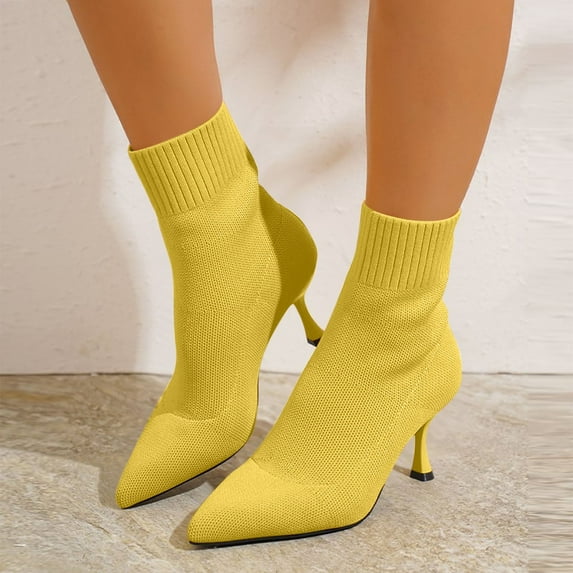 Hoshose Dress Shoes for Women Slip On Comfort Evening Party Pointed Toe Shoes